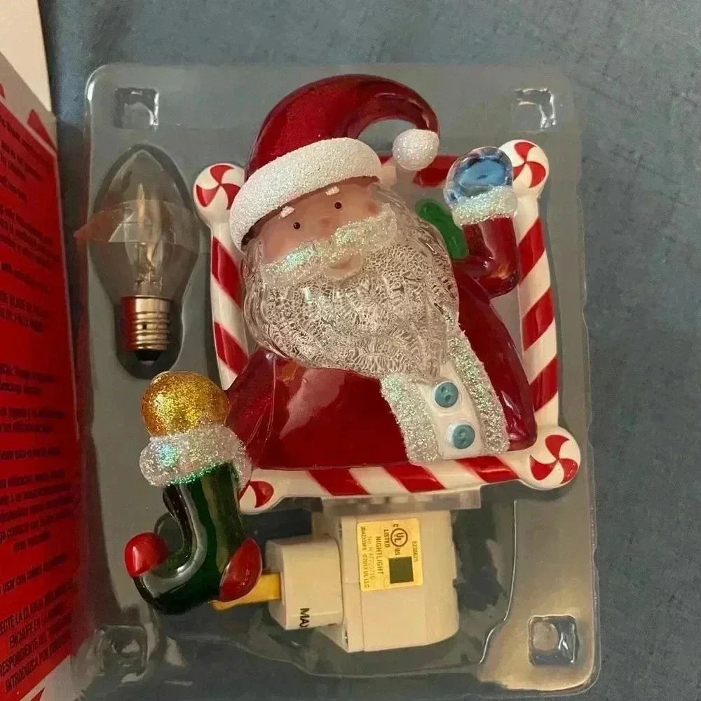 Santa Night Light, EUC, In original packaging